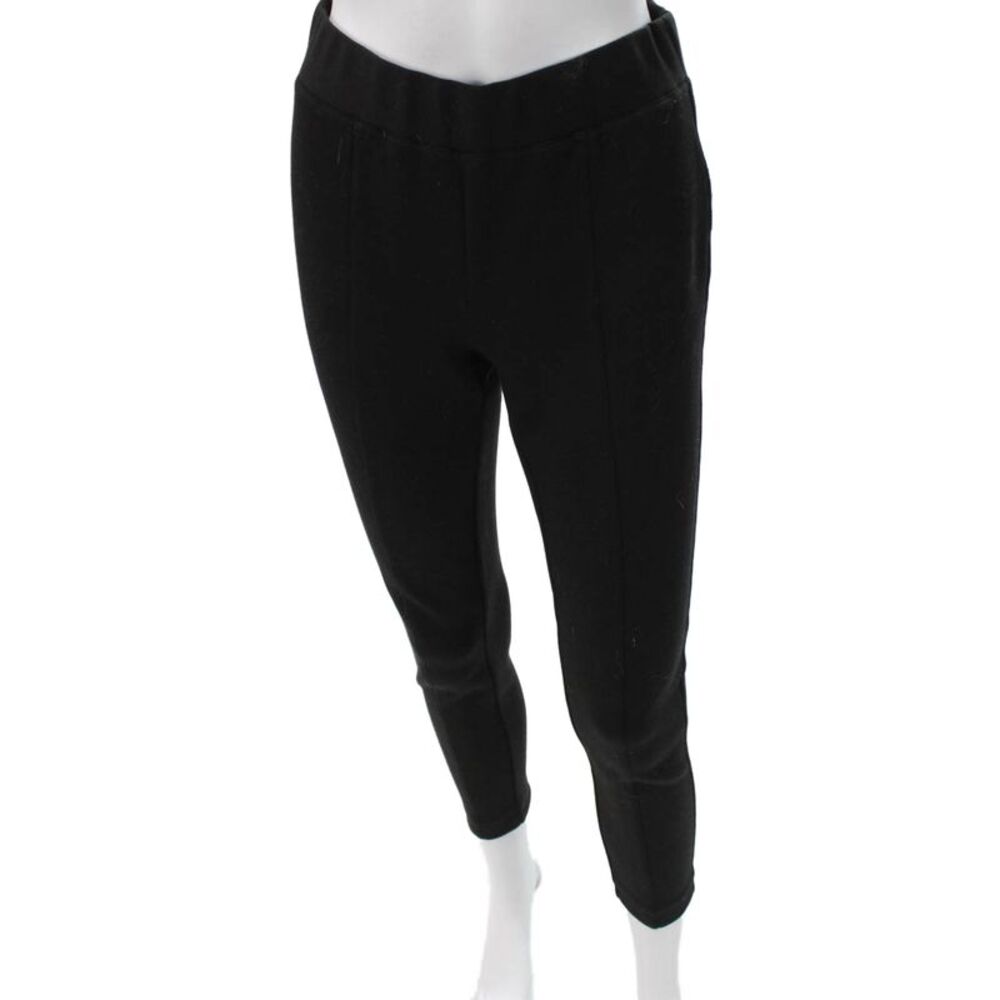 B New York Womens Ankle Leggings Black Viscose Size XS